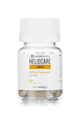 Cantabria, Heliocare 360º D Plus, Vitamin D, Sunscreen, Supplements, 30 pcs