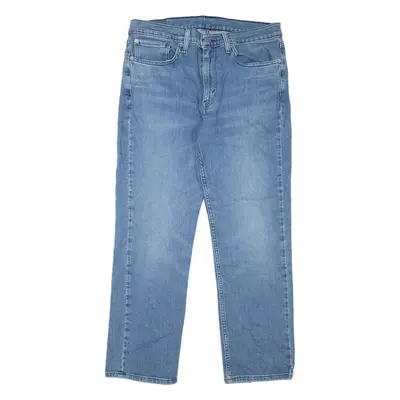 LEVI'S 514 Jeans Mens Blue Slim Straight Stone Wash W34 L30
