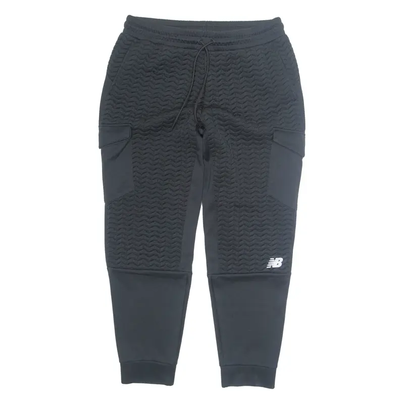 NEW BALANCE Mens Joggers Black Tapered L W32 L29