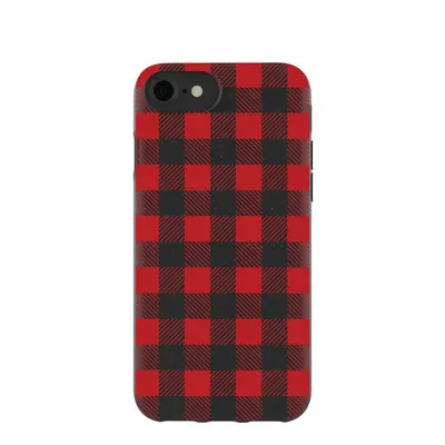 Black Flannel iPhone 6/6s/7/8/SE Case