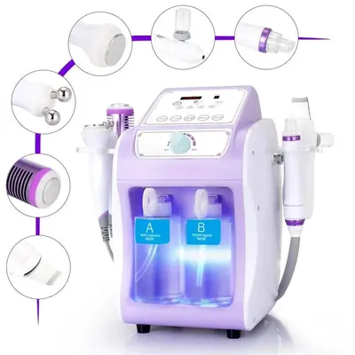 6-in1 Hydrodermabrasion Machine for Home and Salons Use Skin Rejuvenation - Hydra Dermabrasion Machine