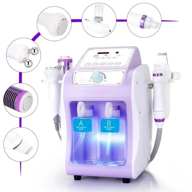 6-in1 Hydrodermabrasion Machine for Home and Salons Use Skin Rejuvenation - Hydra Dermabrasion Machine