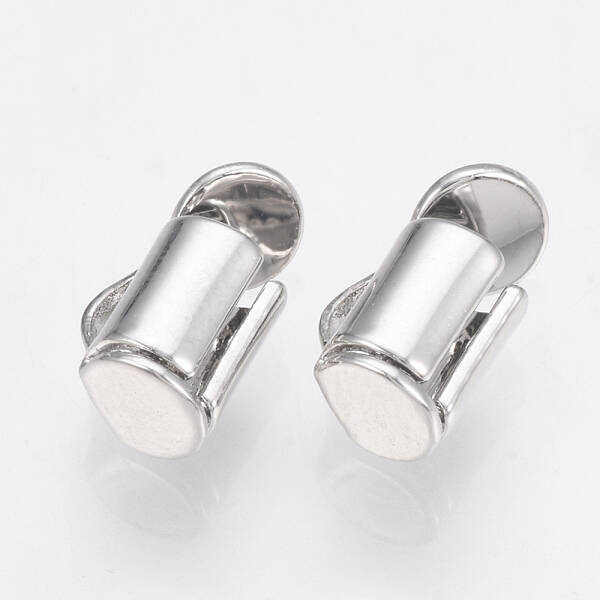 Brass Slide On End Clasp Tubes