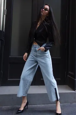 Demi Straight Cut Jeans | Size: Extra Small | Color: White Wash