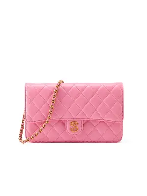 Smting quilted chain mini flap bag