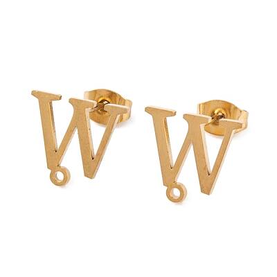 Ion Plating(IP) 304 Stainless Steel Stud Earrings