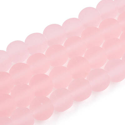 Transparent Glass Beads Strands