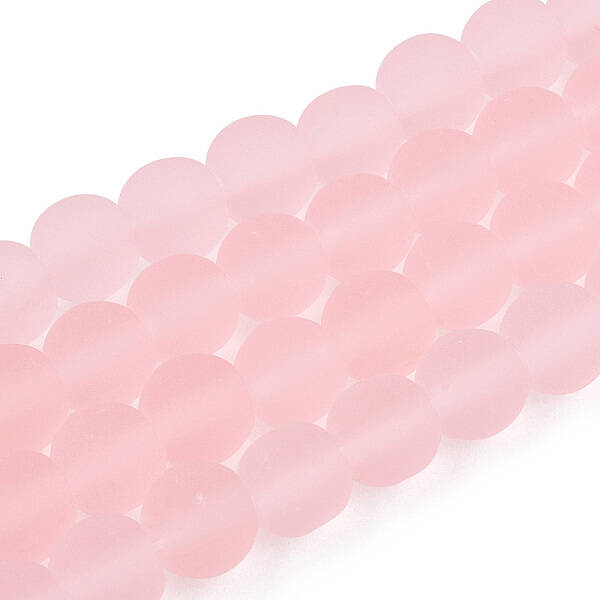 Transparent Glass Beads Strands