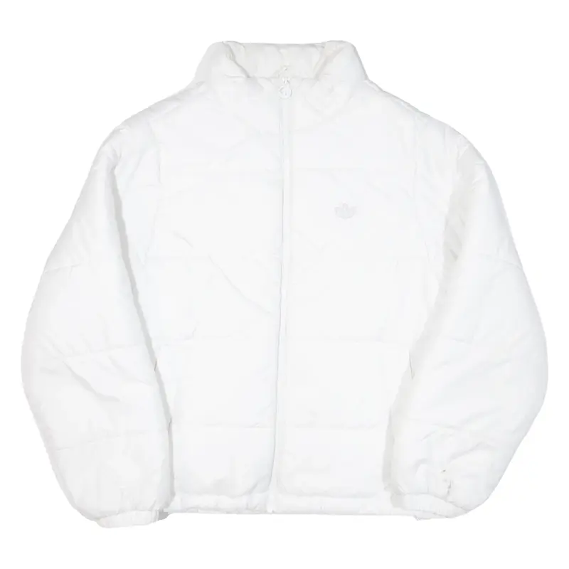 ADIDAS Mens Puffer Coat White S