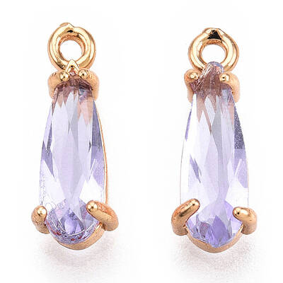 Faceted Glass Pendants