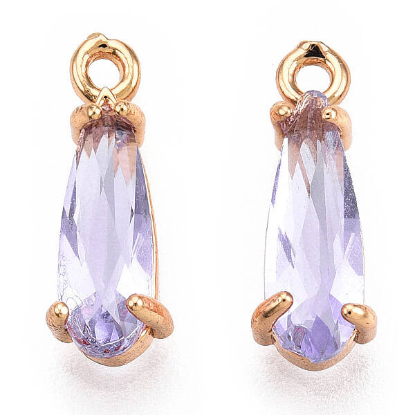 Faceted Glass Pendants