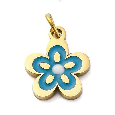 304 Stainless Steel Enamel Charms