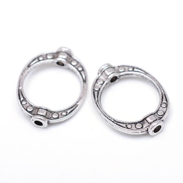 Donut Tibetan Style Alloy Bead Frames
