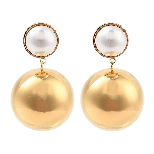 Ion Plating(IP) 304 Stainless Steel Stud Earrings