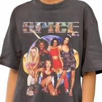 [Comfort Colors] Stylish Unisex Collection Vintage Spice Girls Tour Shirt, Ideal 90s Spice Fan Womenswear T-Shirt