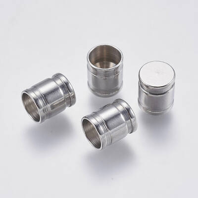 Tarnish Resistant 304 Stainless Steel Cord End Caps