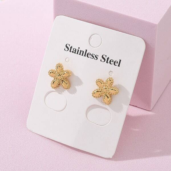 304 Stainless Steel Stud Earrings