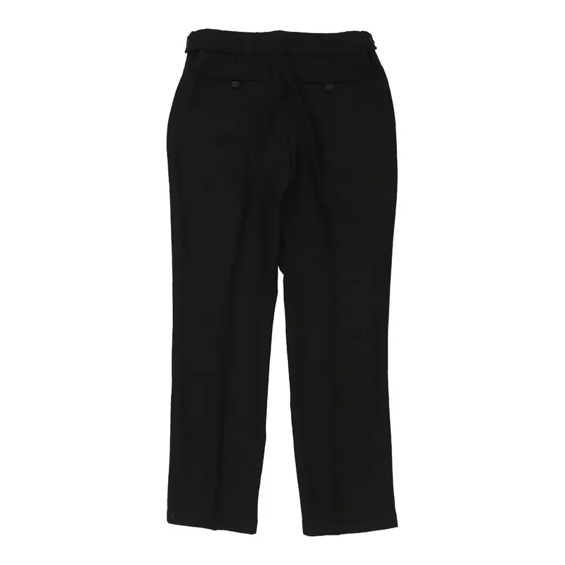 Valentino Trousers - 28W UK 8 Black Wool Blend