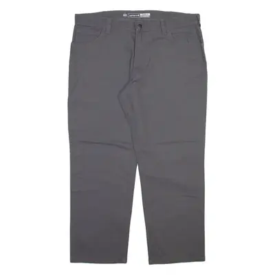 CARHARTT Mens Trousers Grey Relaxed Straight W38 L28