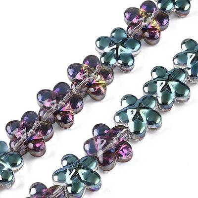 Electroplate Glass Beads Strands
