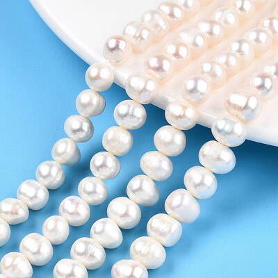 Natural Cultured Freshwater Pearl Beads Strands