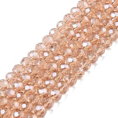 Electroplate Glass Beads Strands