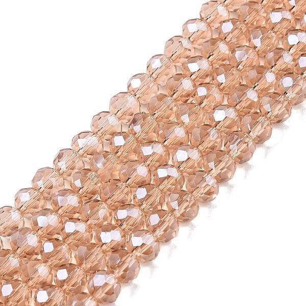 Electroplate Glass Beads Strands