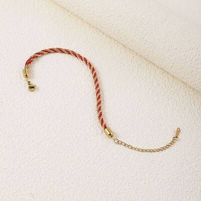 Twisted Nylon Cord Bracelets for Women
