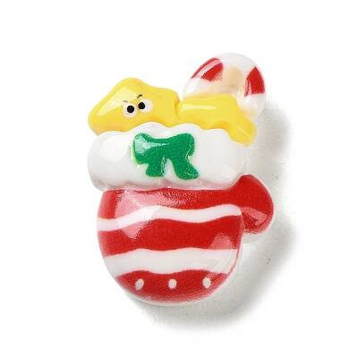 Christmas Theme Opaque Resin Decoden Cabochons