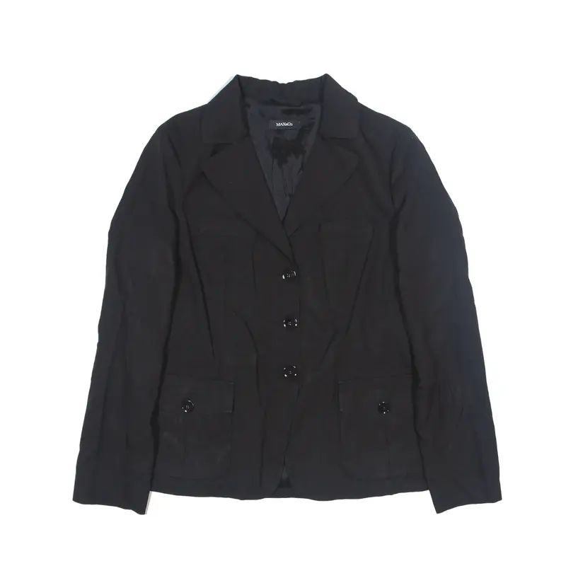 MAX&CO Blazer Jacket Black 90s Womens M