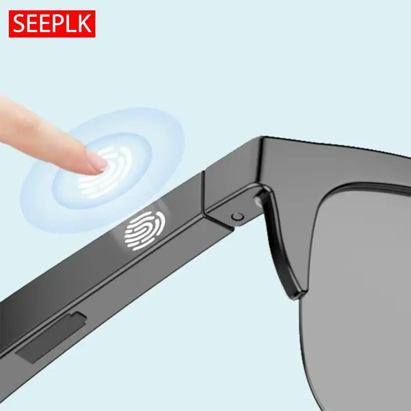 Touch Control Wireless Sunglasses, HiFi Sound & HD Lens Glasses, Multifunctional Bluetooth-compatible Wearable Smart Glasses,...