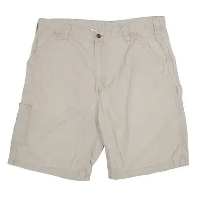 CARHARTT Mens Workwear Shorts Beige L W38