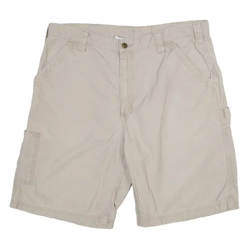 CARHARTT Mens Workwear Shorts Beige L W38