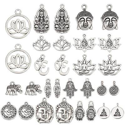 15 Styles Alloy Pendants