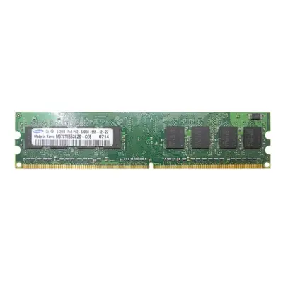 Samsung M378T6553EZS-CE6 | 512MB DDR2-667MHz PC2-5300 Non-ECC Unbuffered UDIMM CL5 1Rx8 1.8V 240-Pin Memory Module