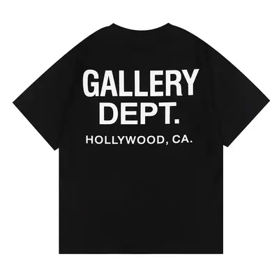 GALLERY DEPT Tee Shirts Letter Printed Crewneck Tops Fashion Hip Hop Short Sleeve Cotton Loose T-Shirt Slim-fitting Menswear ...