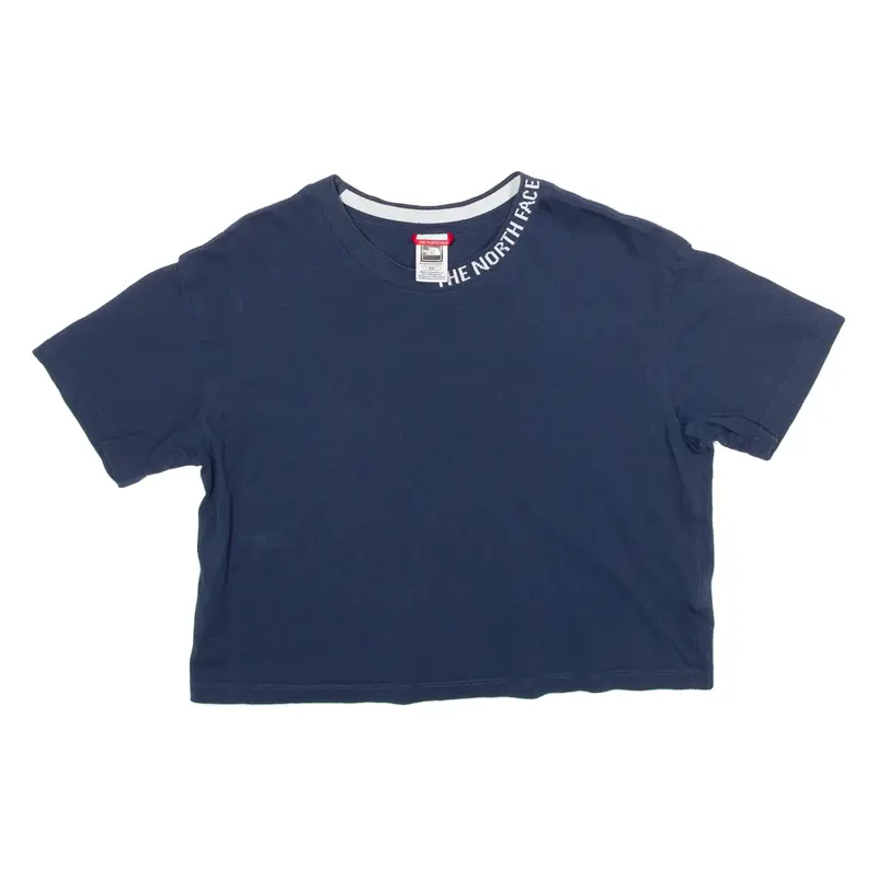 THE NORTH FACE Cropped Womens T-Shirt Blue M
