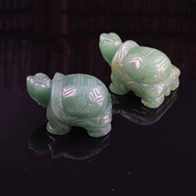 Natural Green Aventurine Carved Healing Tortoise Figurines