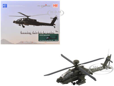 Boeing AH-64E Apache Echo Attack Helicopter ZM714, Middle Wallop (2022) British Army Air Power Series 1/72 Diecast Model ...