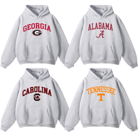 Vintage Sport Teams NCAA Collection Unisex Crewneck Sport Grey Hoodie, Graphic Team Collection Hoodie, Gift For NCAA Fan