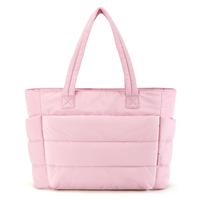 JOJOANS Tote Bag for Women, Lightweight Puffy Tote Bag with Compartments, Large Quilted Shoulder Bag Handbag for Travel Gym