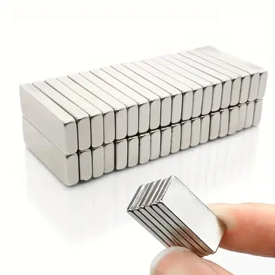 Rectangular Magnet, 20pcs/set Strong Thin Magnet, Multipurpose Durable Magnet for Fridge, Whiteboard, Craft, Photo, Sticker, ...