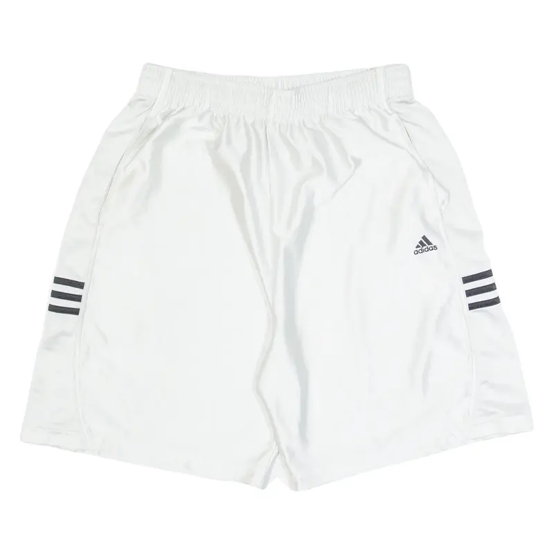 ADIDAS Mens Sports Shorts Silver Relaxed M W30