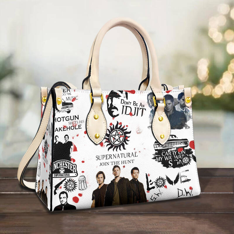 Supernatural Join The Hunt Leather Bag