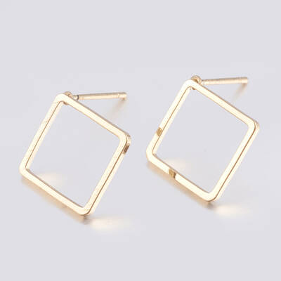Brass Stud Earring Findings