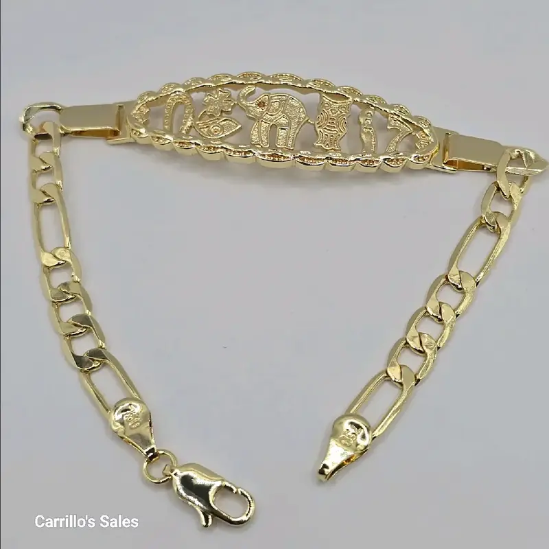 SEVEN POWERS beautiful bracelet gold-plated plain color 7\