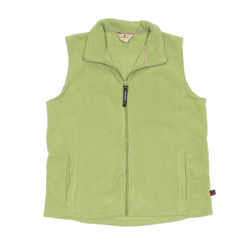 WOOLRICH Gilet Green Fleece Womens M