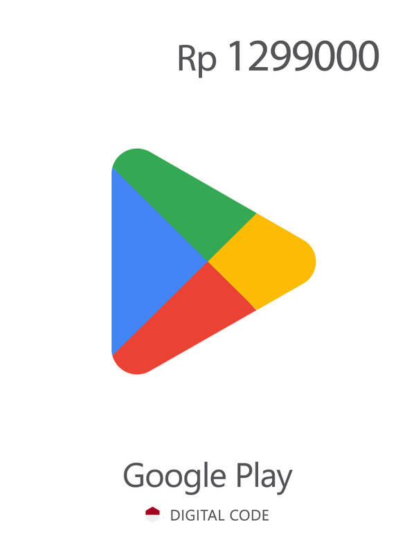 Google Play Gift Card ID 1299000 IDR Indonesia | Google