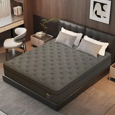 LAYROAD 12/14 Inch Twin, Full, Queen, King Mattress Memory Foam And Spring, Hybrid MattressMedium Firmness, Lumbar Support, F...