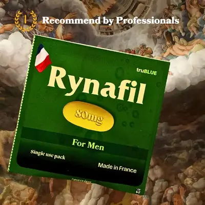 Rynafil-80mg Pill For Men Organic Premium French Pharmacy Supplement 6/12 Packs Single Use Pack Made in France